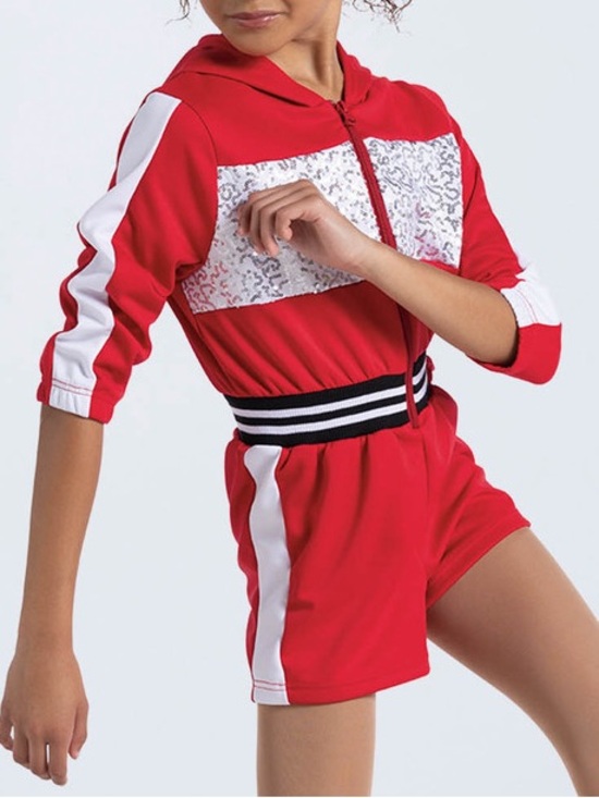 Weissman Other - 3/$50 Weissman Red Jumpsuit Hip Hop Dance Costume